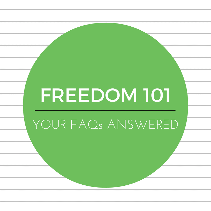 Freedom App FAQs