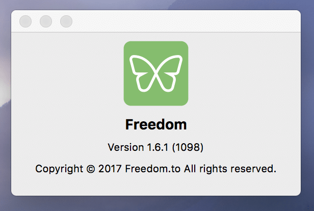 Make sure you have Freedom 1.6 or later