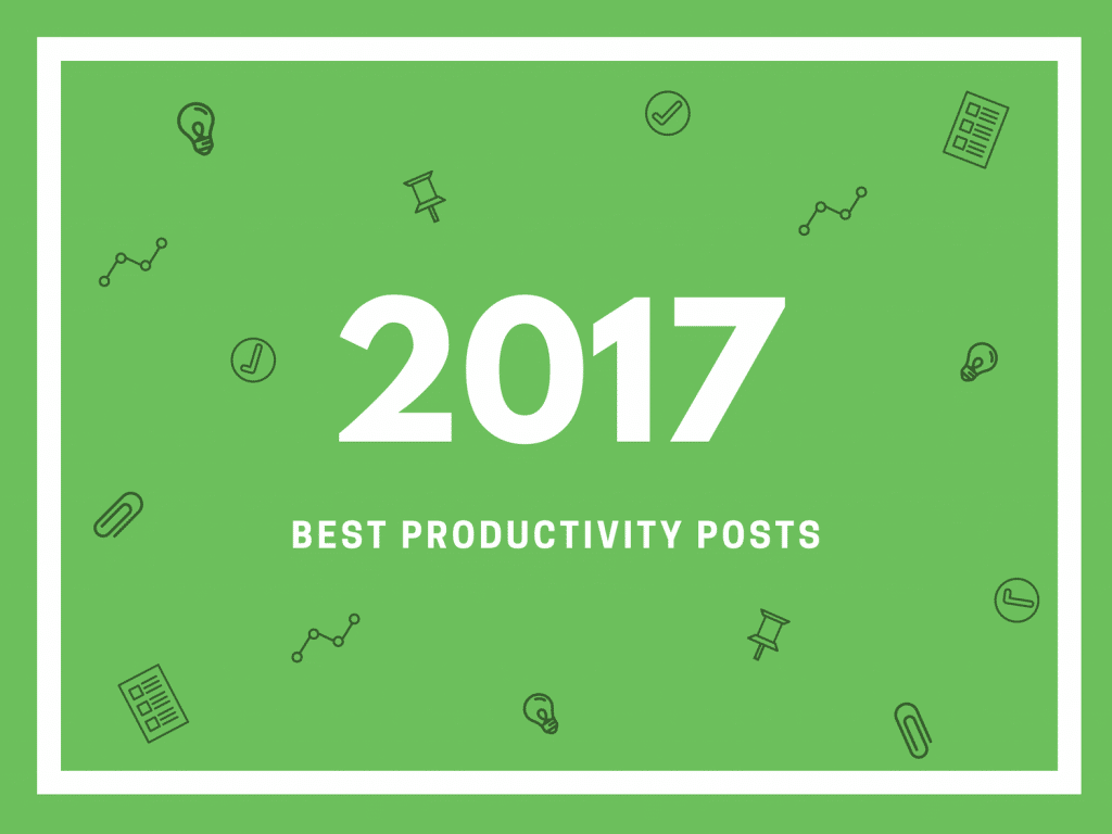 Top productivity posts of 2017