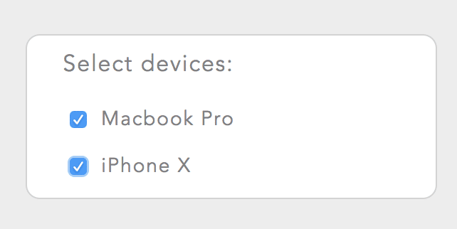 Select devices