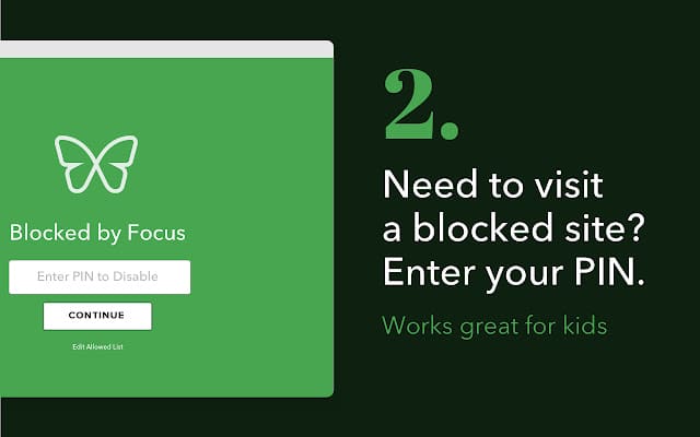 Focus chrome extension for focusing on your work