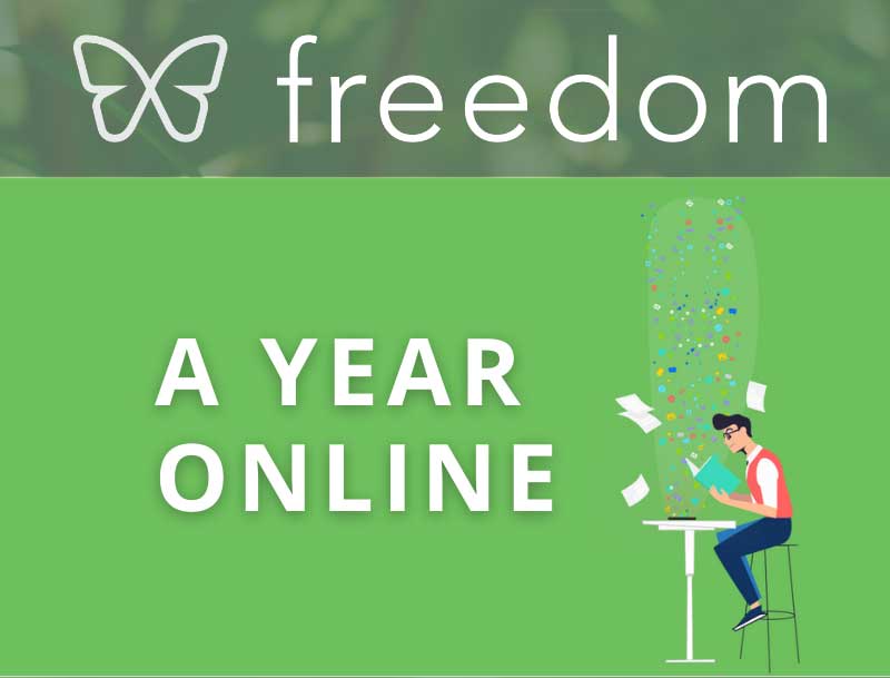 freedom a year online